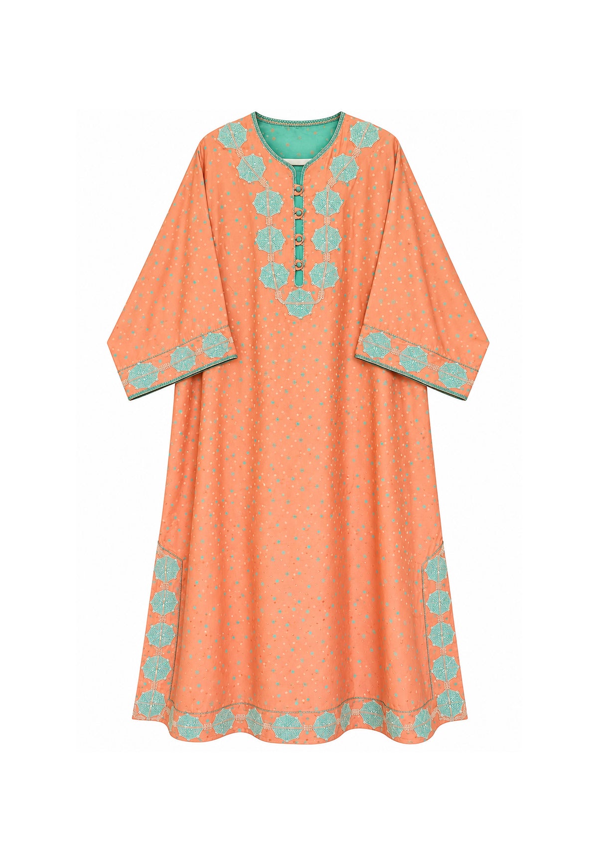Rabat Silk Dress - The Polka Dot Edition