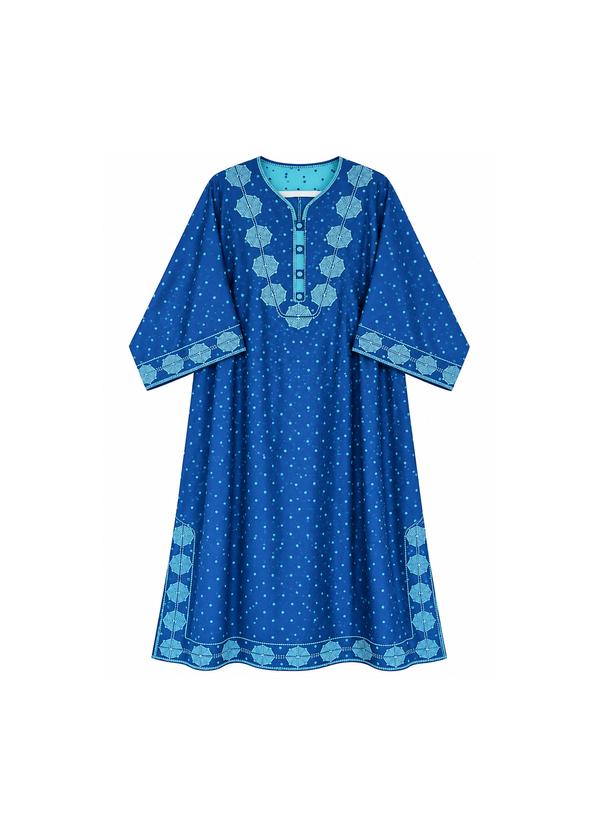 Rabat Silk Dress - The Polka Dot Edition