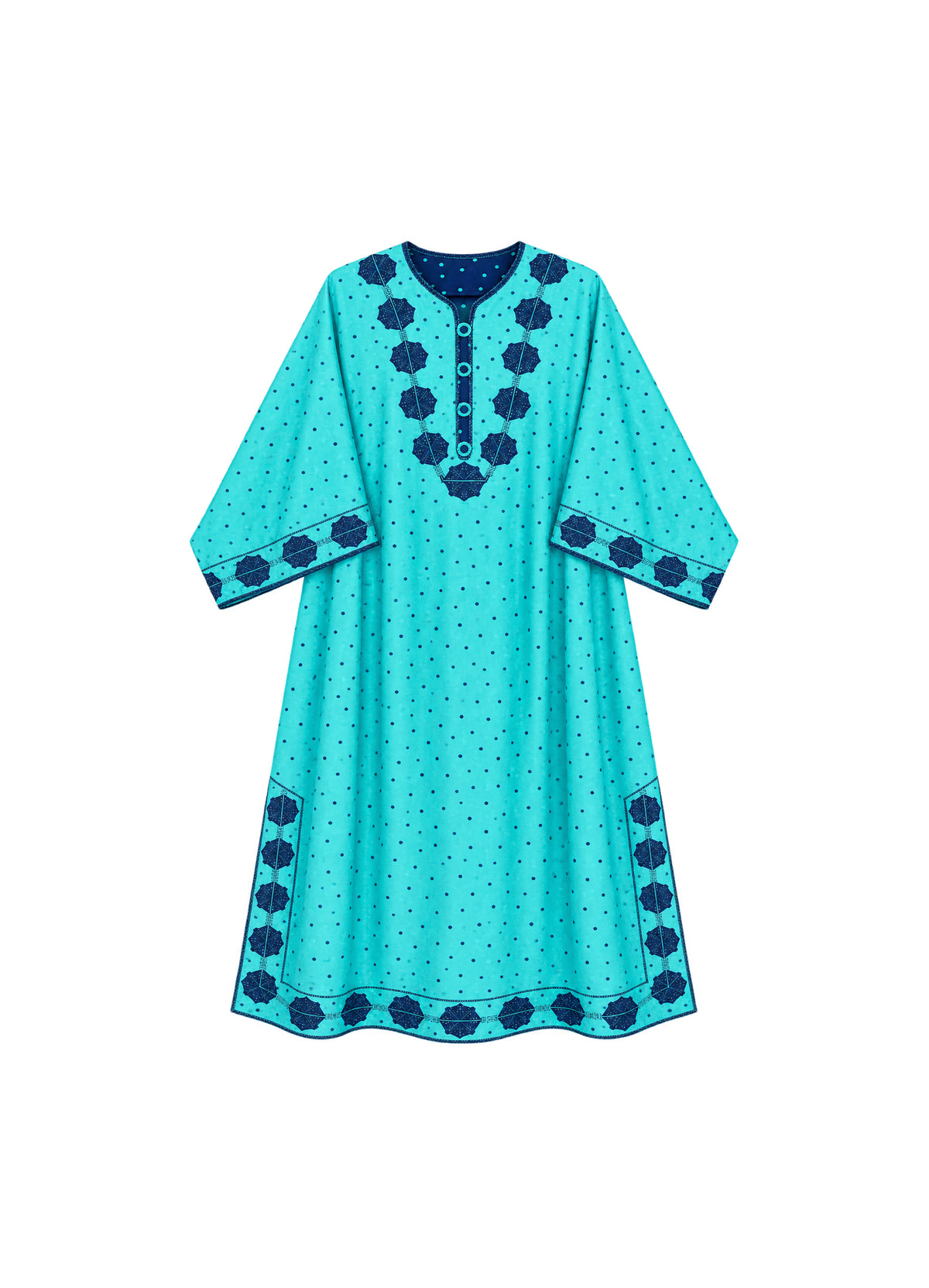 Rabat Silk Dress - The Polka Dot Edition